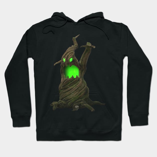 Scary tree halloween Hoodie by MOUKI